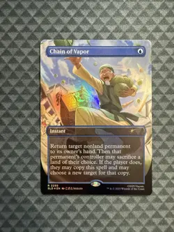 MTG Chain of Vapor #2295 Rainbow Foil Rare Secret Lair Drop Series (SLD) - Image 1