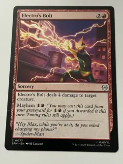 MTG, Electro's Bolt 77 Marvel's Spider-Man Regular - Image 1