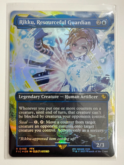 MTG - Final Fantasy - Rikku, Resourceful Guardian Chocobo Track Foil - Rare 0468 - Image 1