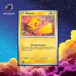 Carte Pokemon Pikachu 051/162 Forces Temporelles Francais - Image 1