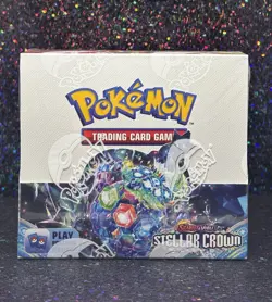 Pokemon TCG Stellar Crown Booster Box Factory Sealed - Image 1