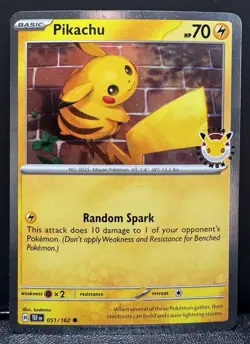 Pikachu 051 /162 Stamped 2026 Pokemon Day 30 Promo TCG 🔥 - Image 1