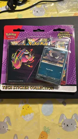 Pokemon TCG | Ascended Heroes | Gastly Tech Sticker Collection | New/Sealed - Image 1