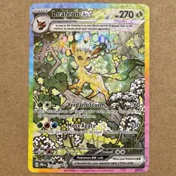 Pokemon TCG | Leafeon Ex | SV: Prismatic Evolutions Holo SIR 144/131 - Near Mint - Image 2