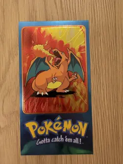 2000 Topps Pokemon TV Tin Topper Jumbo #5 of 5 Charizard Series 2 Animation - Image 1