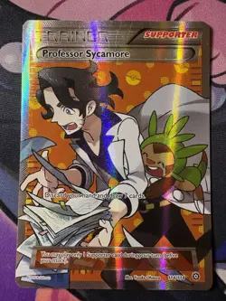 Professor Sycamore Ultra Rare Holo XY - Steam Siege 114/114 Pokemon TCG - Image 1