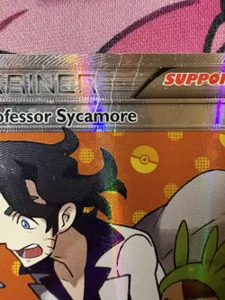 Professor Sycamore Ultra Rare Holo XY - Steam Siege 114/114 Pokemon TCG - Image 2