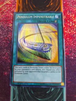 Yu-Gi-Oh! Pendulum Impenetrable WSUP-EN050 Prismatic Secret Rare 1st Edition NM - Image 1