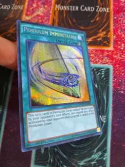 Yu-Gi-Oh! Pendulum Impenetrable WSUP-EN050 Prismatic Secret Rare 1st Edition NM - Image 2