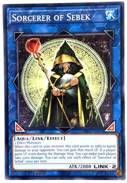 YuGiOh! - Sorcerer of Sebek PHNI-EN053 1st Edition Common - Image 1