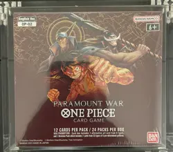 One Piece TCG Paramount War Booster Box OP-02 English + Acrylic Case - Image 1
