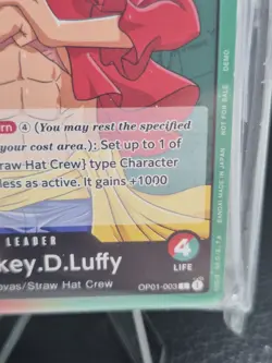 One Piece Card Game - Demo Deck - Monkey D. Luffy OP01-003 Leader - SEALED Promo - Image 2