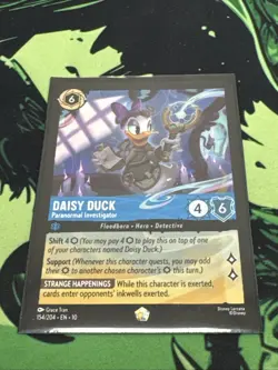 Lorcana Daisy Duck - Paranormal Investigator x1 NM from Whispers in the Well - Image 1