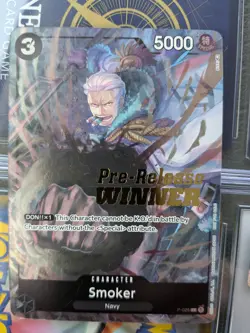 One Piece Smoker Pre-release Winner Card - Image 3