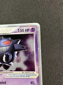 Gengar ex 108/112 SWIRL FireRed & LeafGreen Ultra Rare Holo 2004 Pokemon Card - Image 4