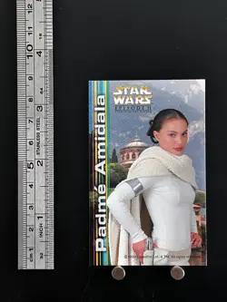 Padme Amidala Princess Leia Star Wars Episode II Card Japanese Seven Eleven 2002 - Image 2