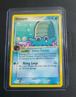 Omanyte 60/92 Common Ex Legend Maker Pokemon Card Non Holo 2006 - Image 1