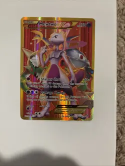 Pokemon Mewtwo EX 164/162 Breakthrough Secret Rare Card MP Condition - Image 1