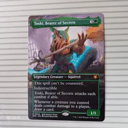 Magic: The Gathering Cards - Bloomburrow ~Mythic~ Toski, Bearer of Secrets (SGB) - Image 1