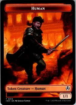 Magic | INR | Human (0014) // Emblem - Chandra, Dressed to Kill Double-Sided Tok - Image 1