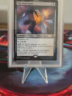 2025 MTG MARVEL'S SPIDER-MAN #0066 THE SOUL STONE PSA 9 - Image 2