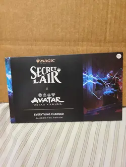 MTG Magic Secret Lair Avatar the Last Airbender Everything Changed Foil Sealed - Image 1