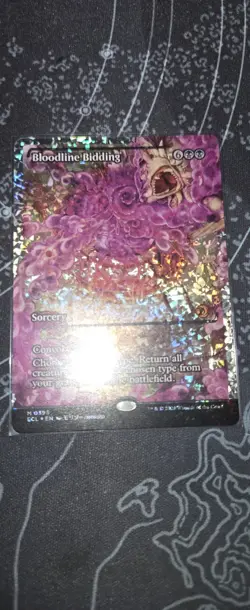 Bloodline Bidding (Showcase) (Fracture Foil) Lorwyn Eclipsed Foil - Image 1