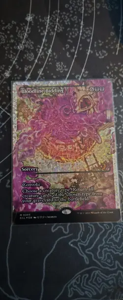 Bloodline Bidding (Showcase) (Fracture Foil) Lorwyn Eclipsed Foil - Image 3