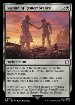 Bastion of Remembrance Light Play, English Magic the Gathering MTG Universes Bey - Image 1