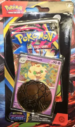 Pokemon Mega Evolution Phantasmal Flames Blister Pack With Coin - Image 1