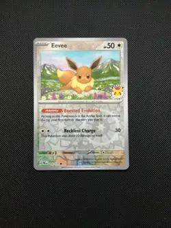 Eevee - (Pokemon Day 2025) (Reverse Cosmos Holo) Promo 74/131 Pokemon TCG - Image 1
