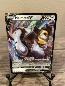 Pokemon TCG Melmetal V Pokemon GO 047/078 Holo Ultra Rare-NM!! - Image 1