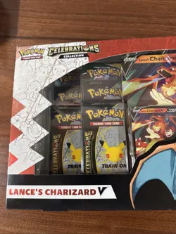 Pokemon TCG Celebrations Collection Lance's Charizard V Box 820650101625 - Image 3