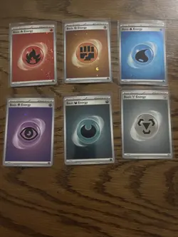 Pokemon - Basic Energy Cosmo Holo Set Of 6 SVE (HHH) - Image 1