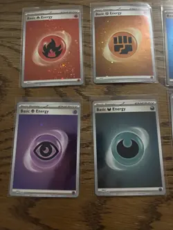 Pokemon - Basic Energy Cosmo Holo Set Of 6 SVE (HHH) - Image 2
