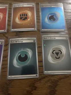 Pokemon - Basic Energy Cosmo Holo Set Of 6 SVE (HHH) - Image 3