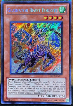Gladiator Beast Equeste - LCGX-EN251 - Secret Rare - Unlimited Edition NM Yugioh - Image 1
