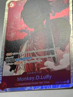 One Piece Monkey D Luffy #ST01-012 Super Rare Starter Deck 1: Straw Hat Crew - Image 3