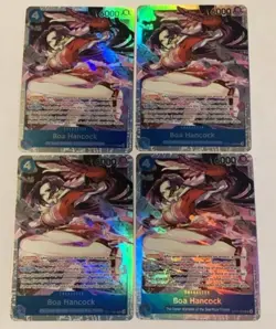 4x Playset ST17-004 Boa Hancock SR One Piece TCG ST17 Starter Deck English - Image 1