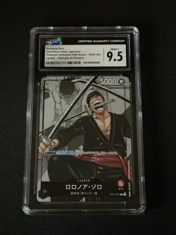 2022 One Piece Roronoa Zoro 25th Premium Collection Leader OP01-001 CGC 9.5 - Image 1