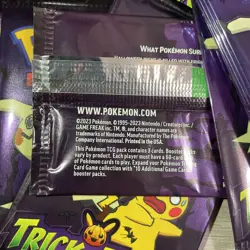 10 Packs pokemon TCG Cards trick or trade packs Halloween Booster Bundle 2023 - Image 4