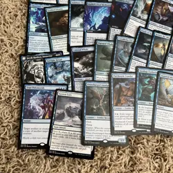 Magic the Gathering 50 Blue Rare Card Lot - Image 5