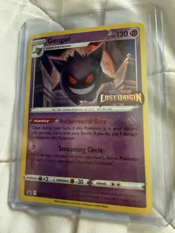 Gengar (Prerelease) (Staff) SWSH241 SWSH: Sword & Shield Promo Cards Holo - Image 3