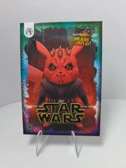 Star Wars Holo Pikachu Cosplay Set 2025 Pokemon Chase Card 86 - Image 1