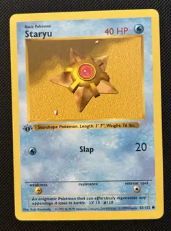 Pokemon 1st Edition Shadowless Base Set Card Lot - 6 Cards Total NM-/LP+ - Image 5