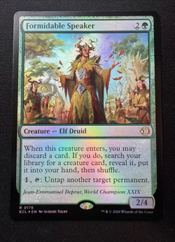 🌈 Formidable Speaker (FOIL) - MTG Lorwyn Eclipsed - NM/M - Image 1