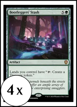 MTG - 4 x Bootleggers' Stash - Bloomburrow Commander - Playset 4x x4 - Image 1