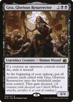 Gisa, Glorious Resurrector Innistrad: Midnight Hunt Regular *FREE SHIPPING* - Image 1