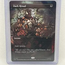 MTG Dark Ritual (2001) *Non-Foil* Full Color Secret Lair: Venom MT/NM - Image 1