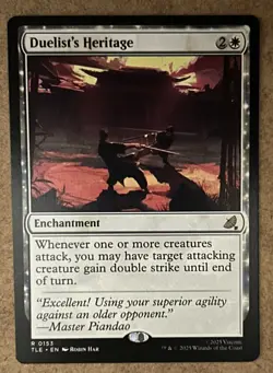 Duelist's Heritage - Avatar: The Last Airbender: Eternal TLE - NM MTG - Image 1